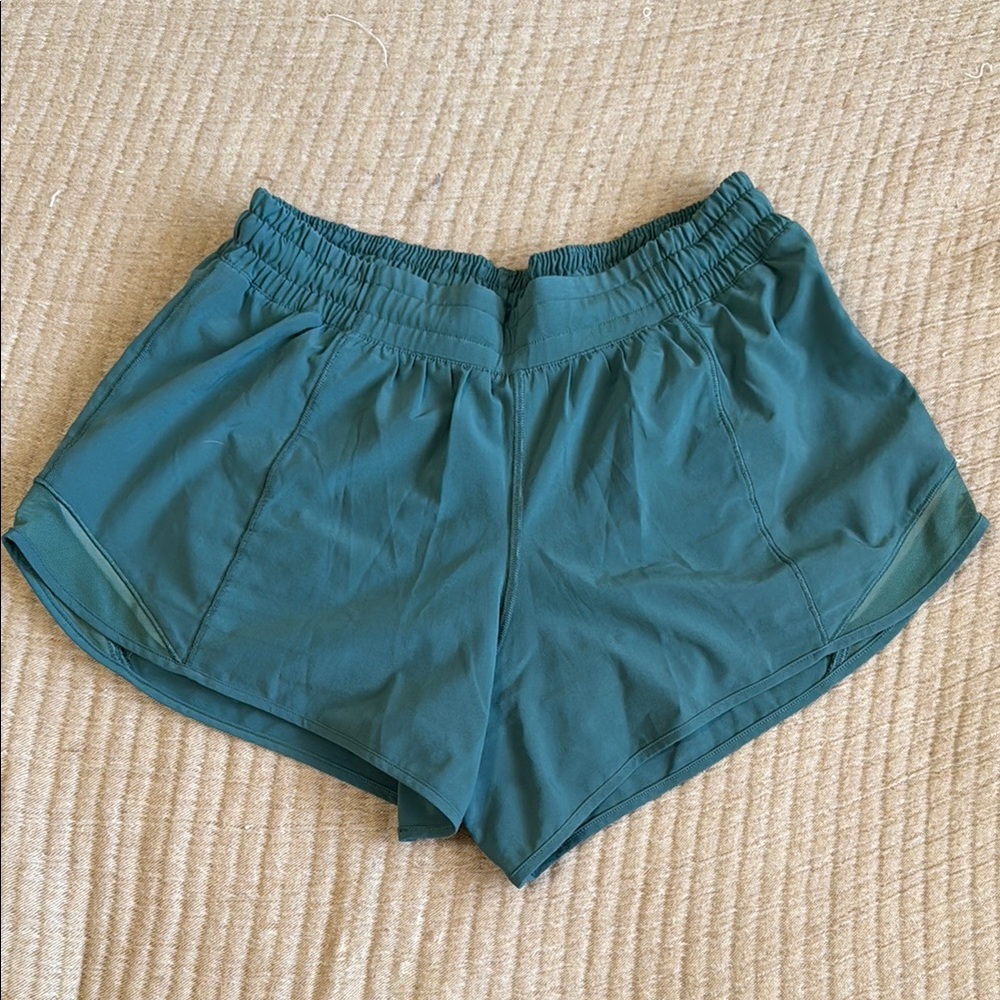 Lululemon Teal Shorts 8 Tall